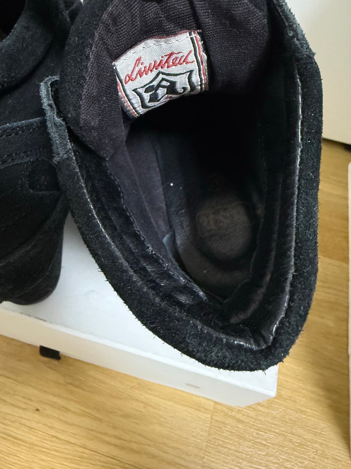 아쉬 ash 보위 하이탑 웨지힐 스니커즈 스웨이드 블랙 37 상품이미지6