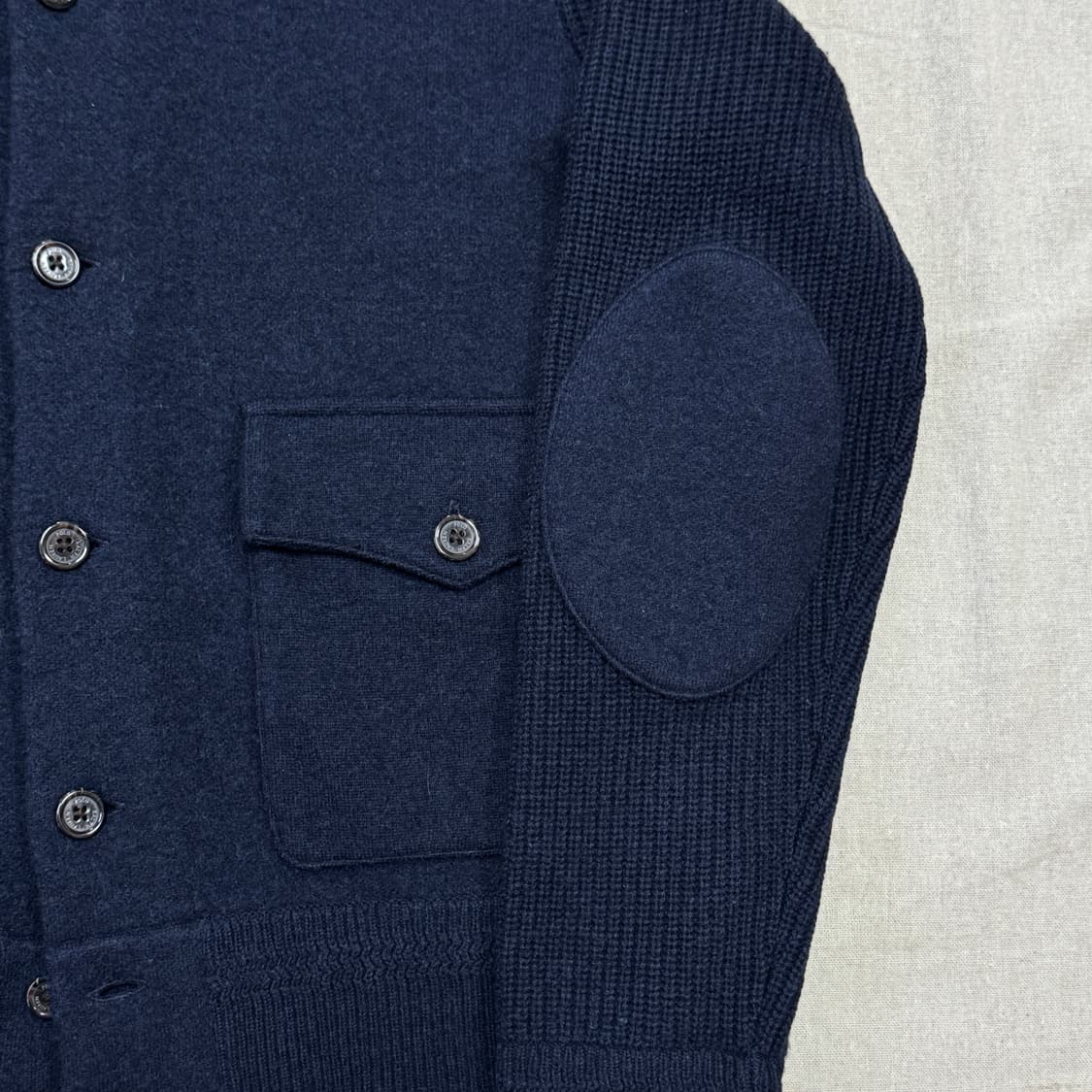 폴로랄프로렌 캐시미어 암패치 니트 가디건 M 상품이미지2