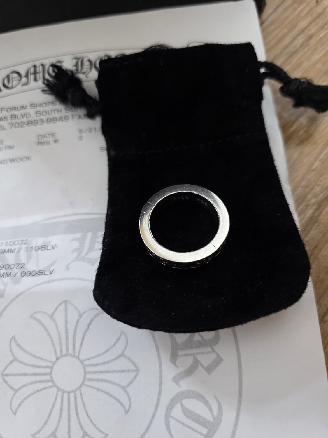 [풀구성,세척완료]크롬하츠 포에버링 us9 상품이미지3