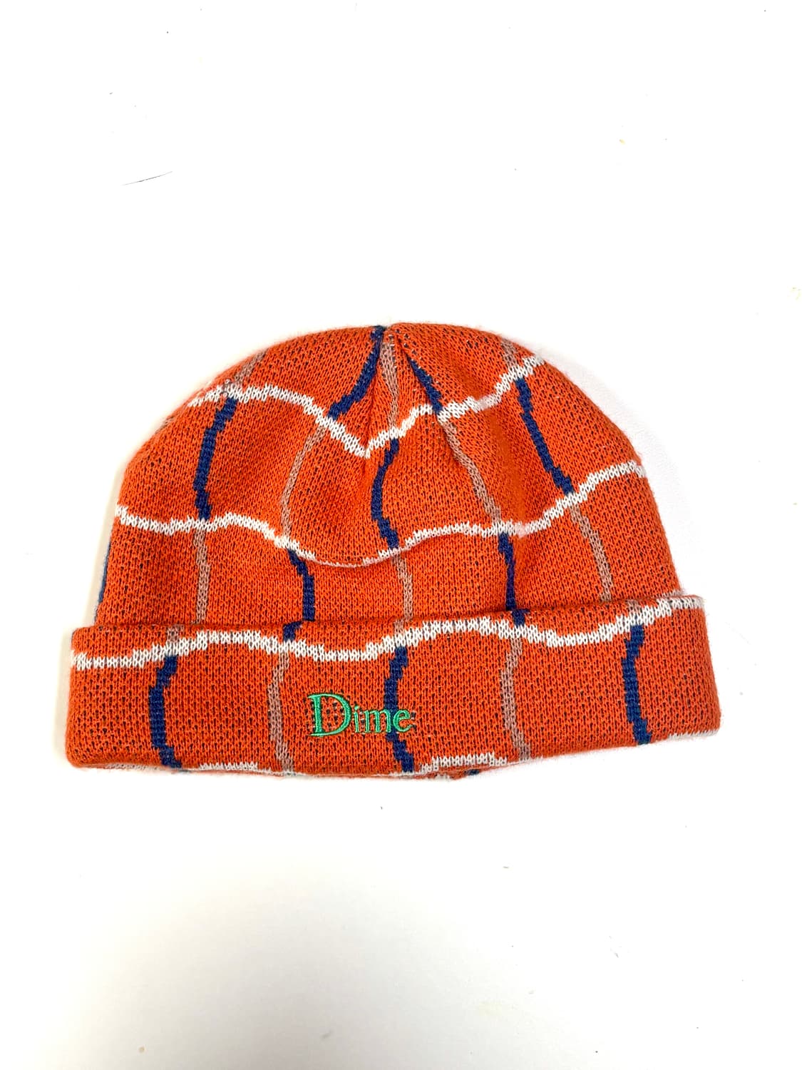 Dime  Wave Checkered 비니 오렌지색상 상품이미지2