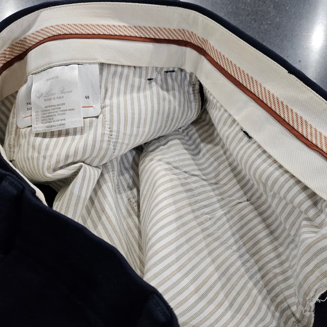 로로피아나 트윌 실크 FW 신상 팬츠 상품이미지4