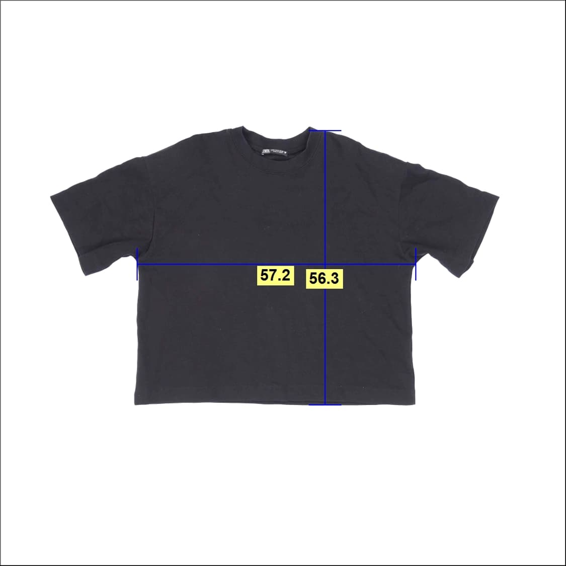 M 자라 여성 반팔 크롭티 0407M 상품이미지6