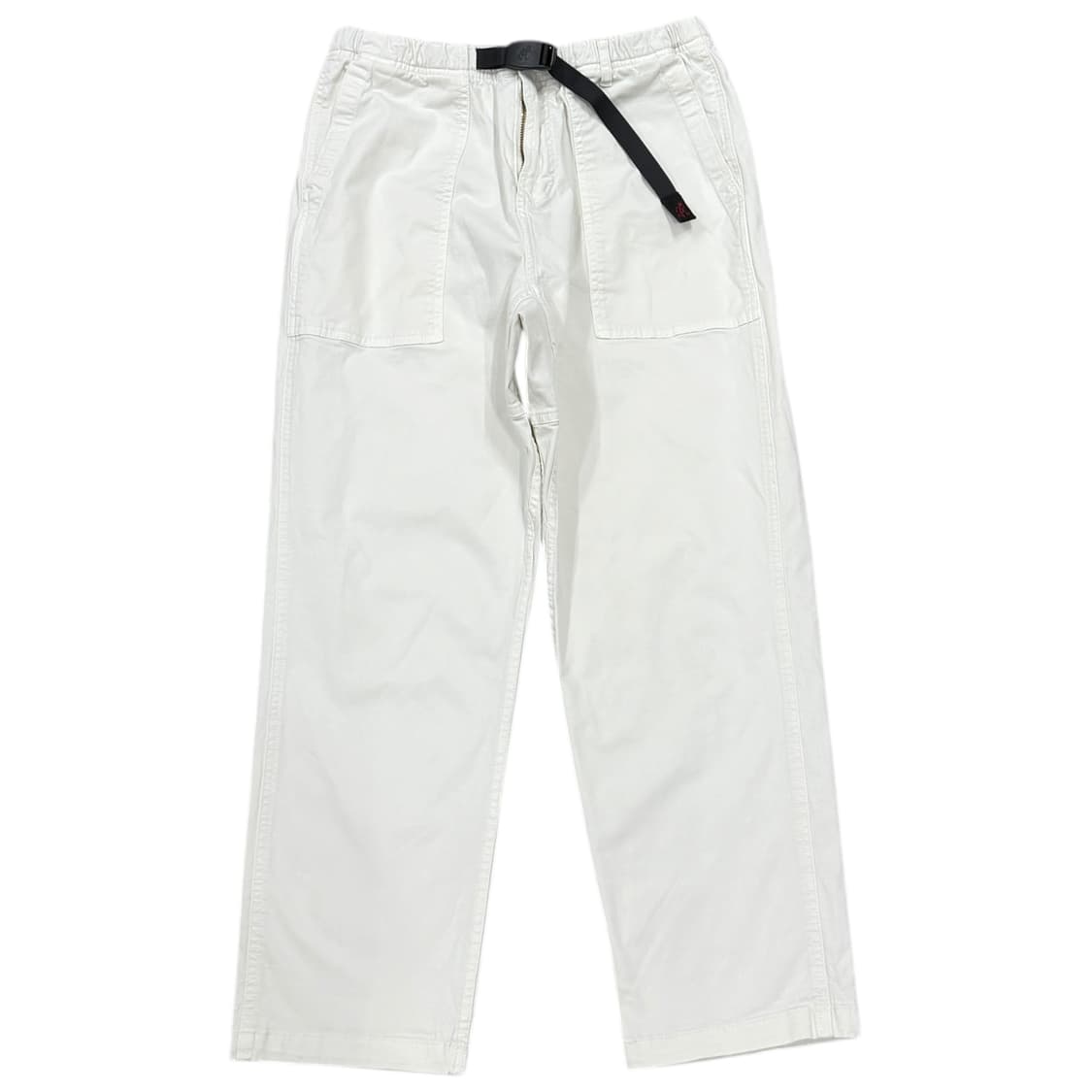 그라미치 벨트 루즈 테이퍼드 팬츠 바지 화이트 M 상품이미지1