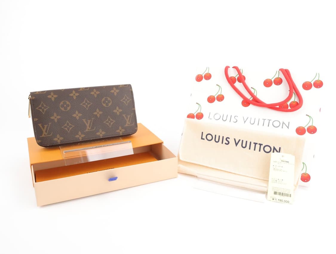 (새상품) 루이비통 25SS 모노그램 지피 월릿 모노그램 캔버스 장지갑 상품이미지1