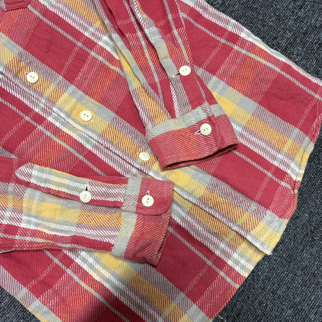 랄프로렌 더블알엘 플란넬 체크 셔츠 상품이미지2