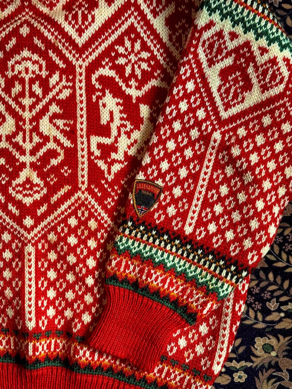 90s 데일 오브 노르웨이 1994 마스큘린 노르딕 스웨터 니트 상품이미지5