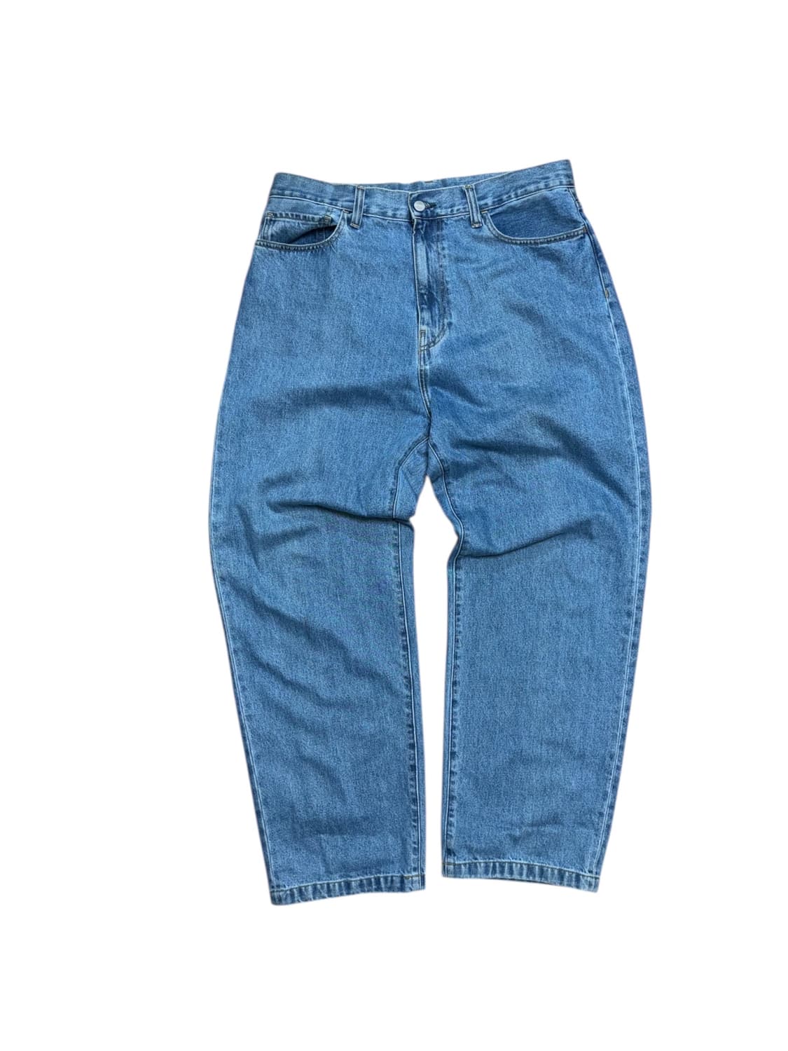 칼하트 와이드 랜든 블루 헤비스톤 워시 데님 팬츠 상품이미지3