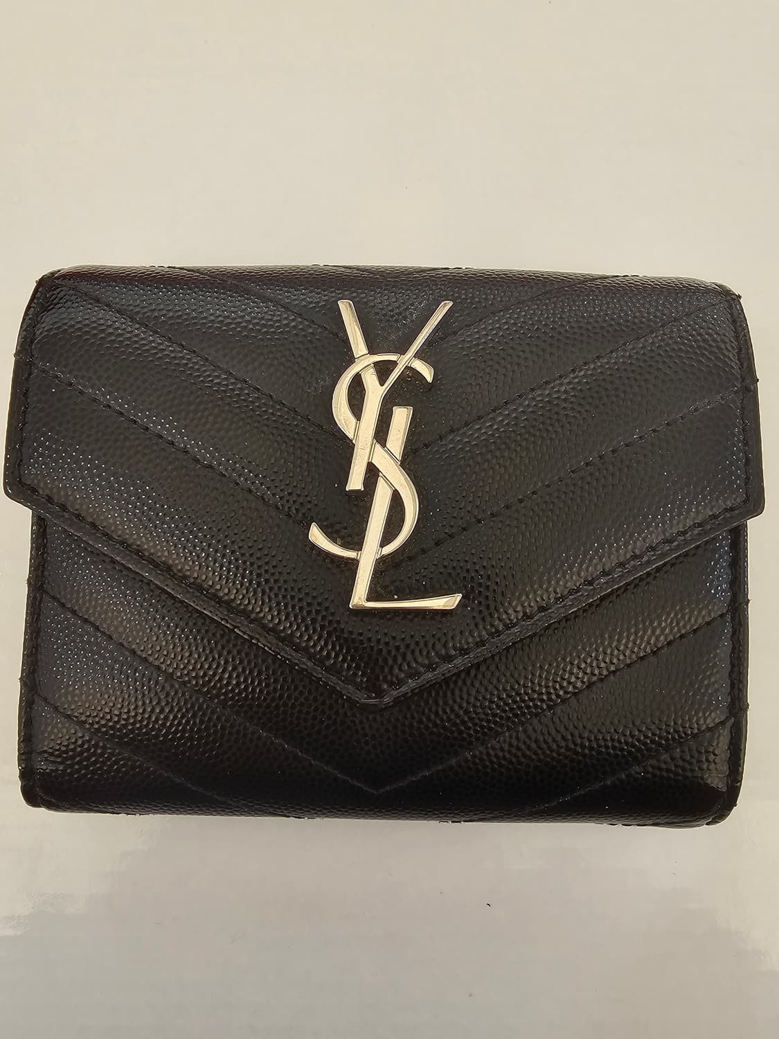 생로랑 마틀라세 반지갑 블랙 은장 상품이미지1