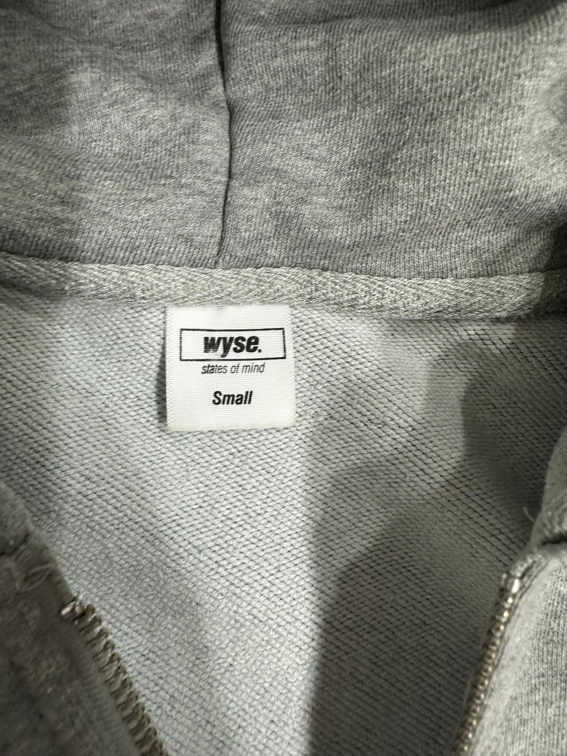 WYSE 와이즈 그레이 후드집업 스몰 상품이미지7