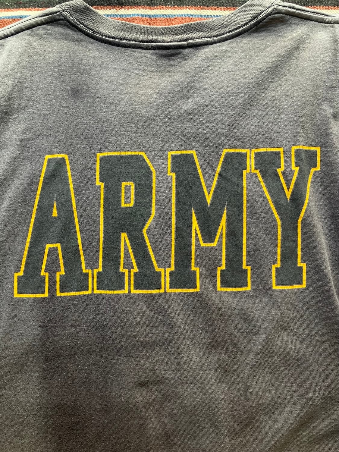 00s USA 빈티지 US ARMY 선페이딩 반팔 티셔츠 상품이미지8