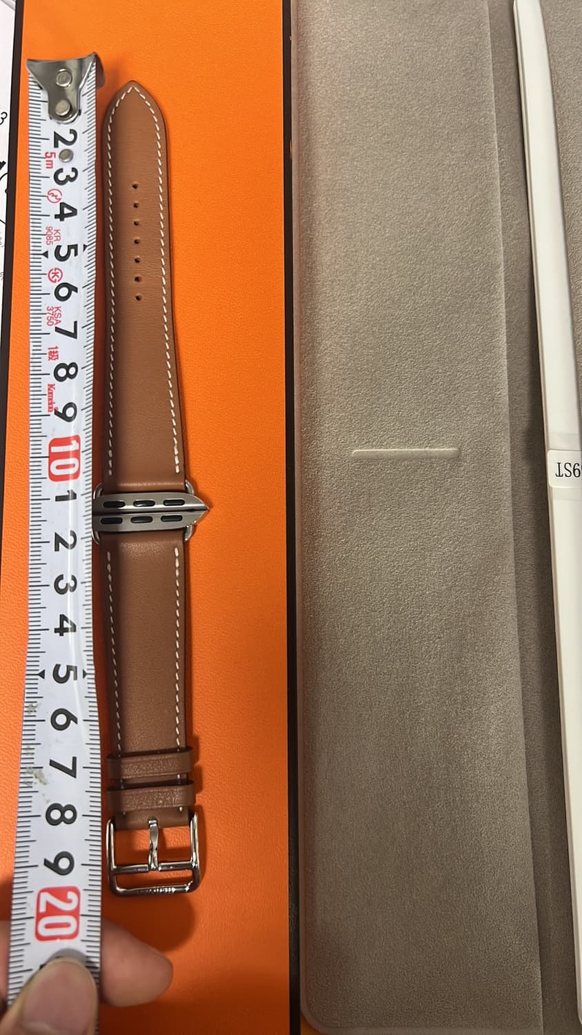 애플워치 에르메스 골드싱글투어 42mm sss급 상태 상품이미지7