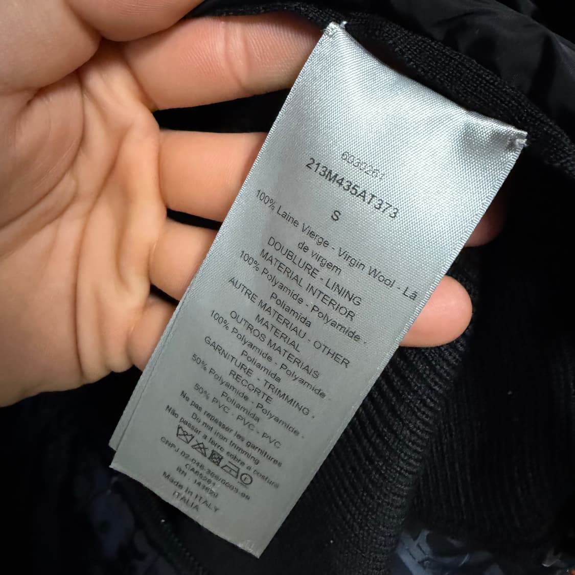 [S+급/S] 디올 오블리크 니트패딩 블랙 풀구성 상품이미지6