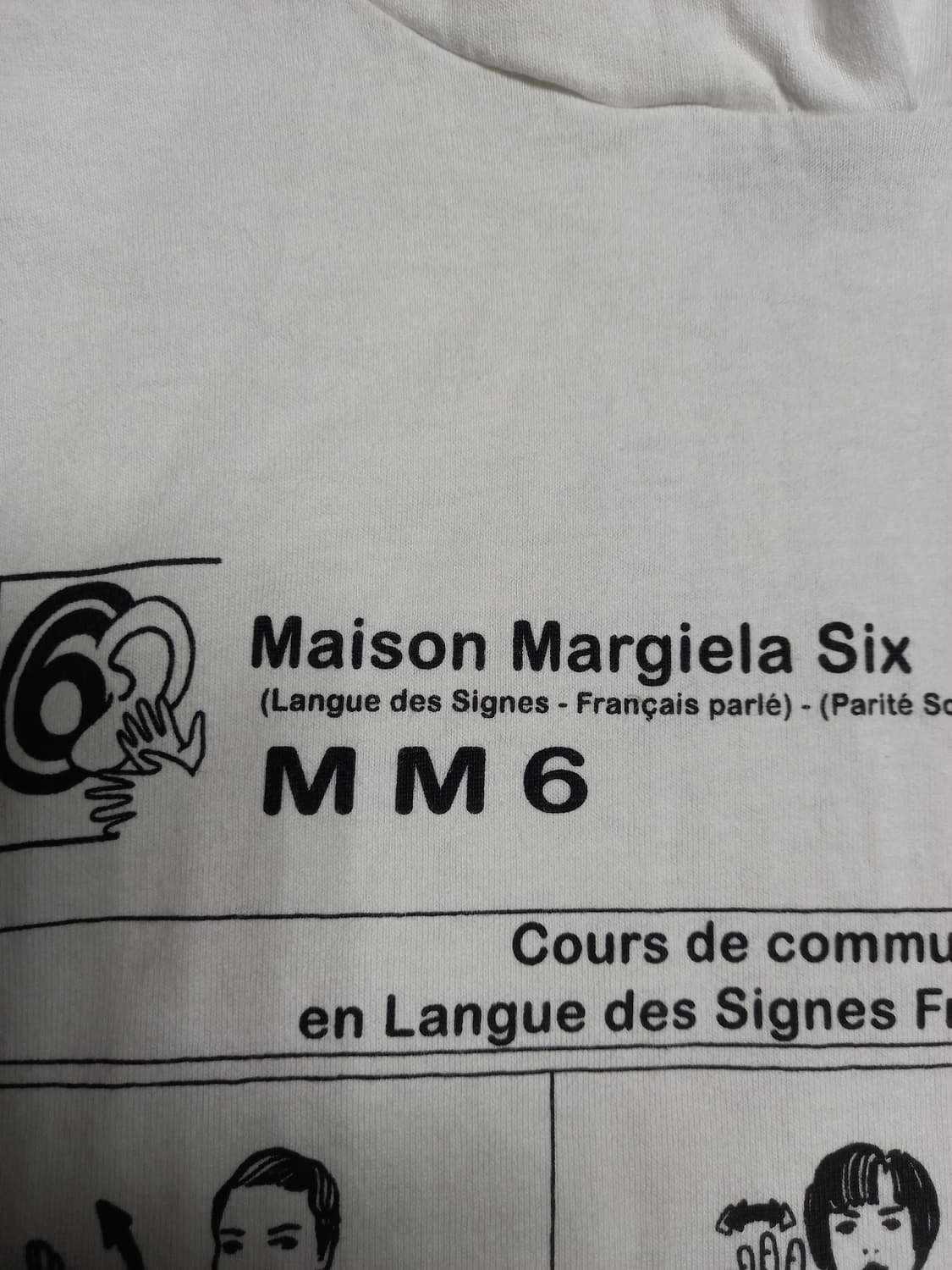 메종마르지엘라 MM6 후드원피스 화이트 M 상품이미지2