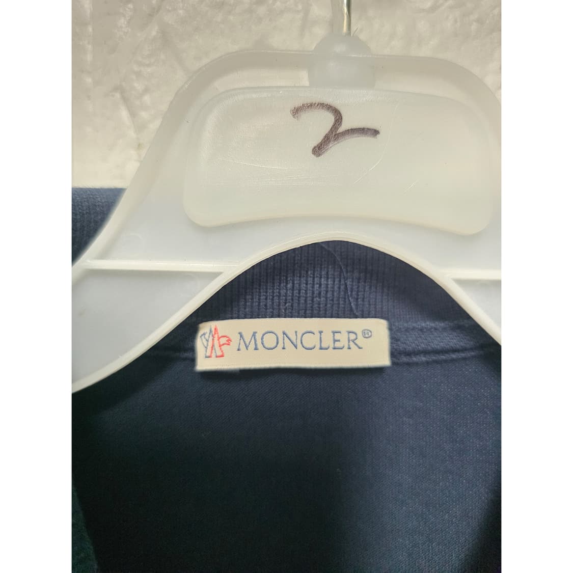 몽클레어 네이비 반팔 카라티 M 상품이미지2