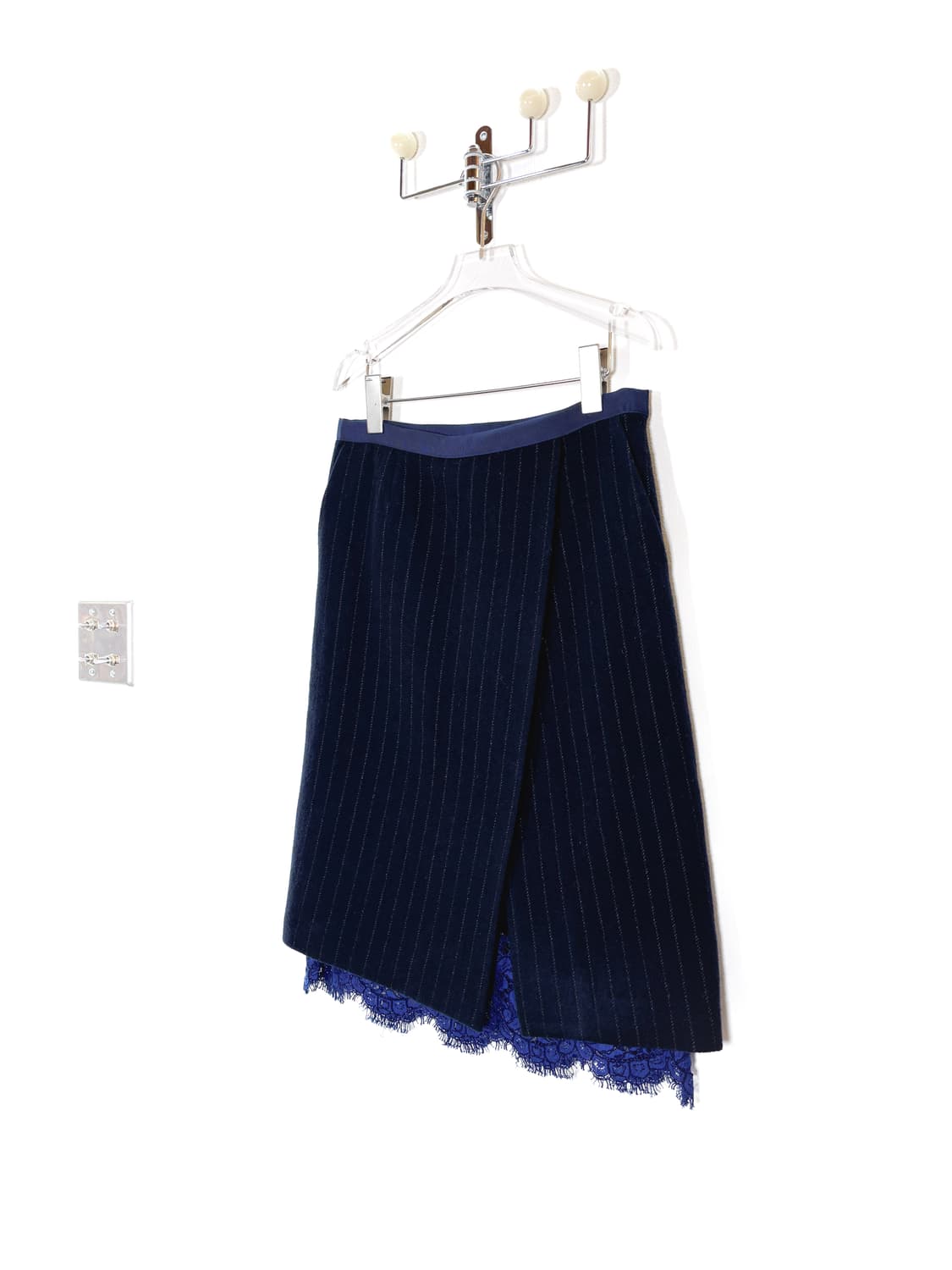 사카이 럭 레이스 울 스커트 상품이미지5