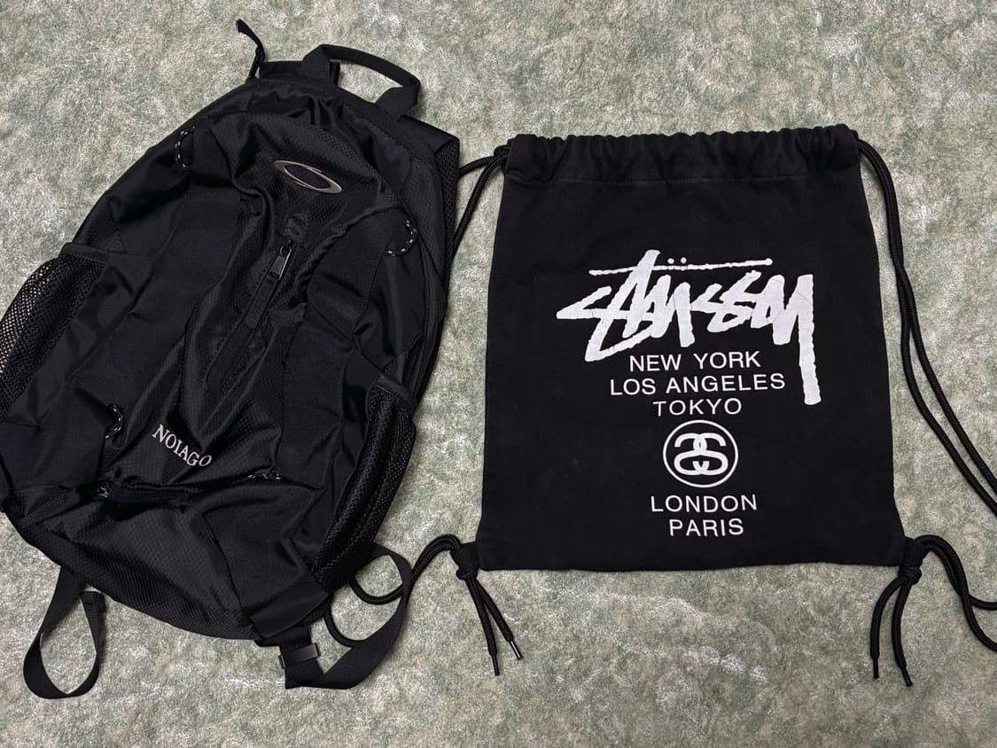 노이아고 멀티 로고 백팩+스투시 잡지부록 가방 짐색 세트 상품이미지1