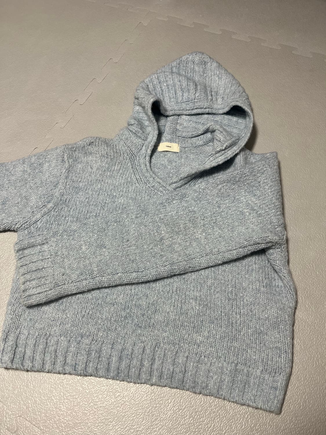 파스텔 하늘색 니트 상품이미지1