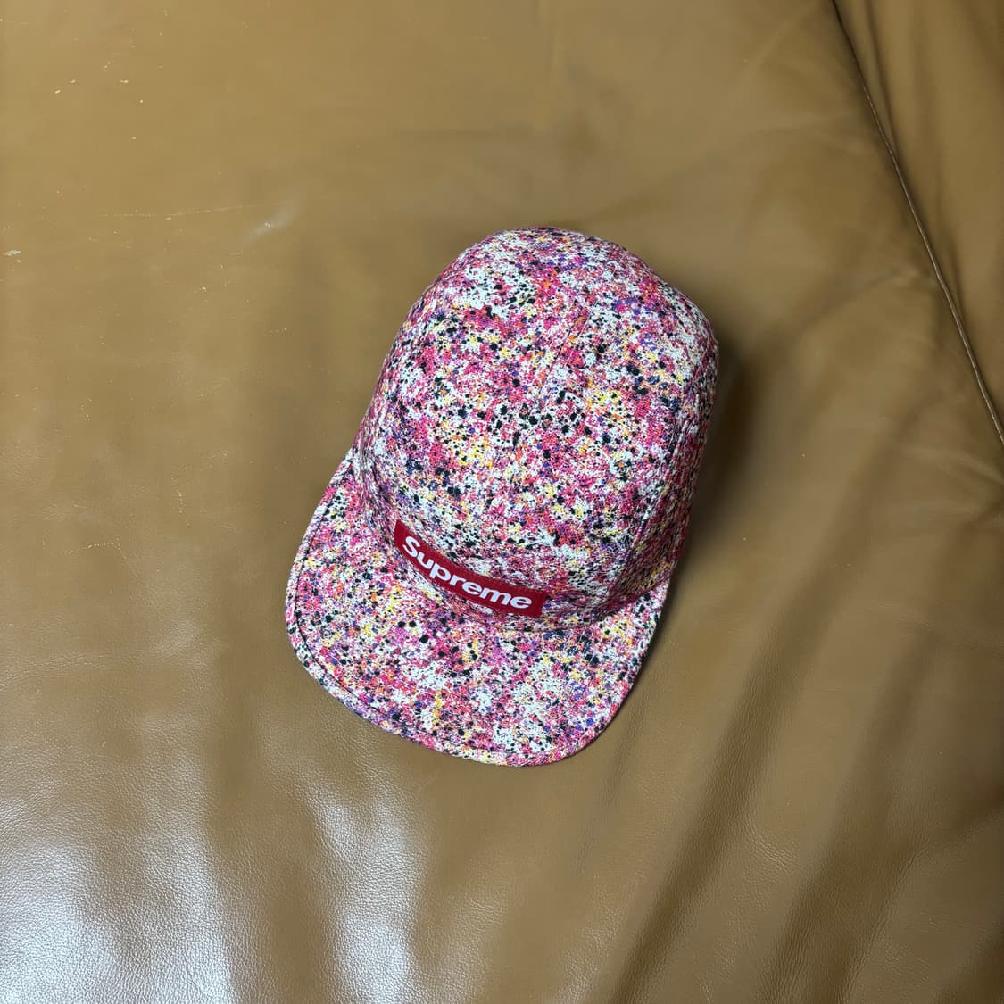 슈프림 캠프캡 모자 박스로고 리버티 스프레이 핑크 상품이미지5