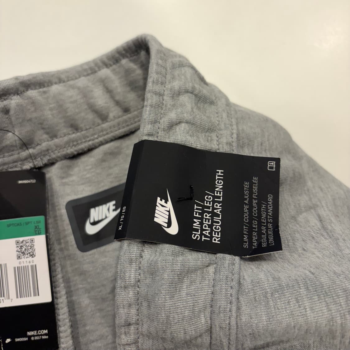 [XL] 나이키 NSW 테크 플리스 조거 팬츠 회색 B437 상품이미지7