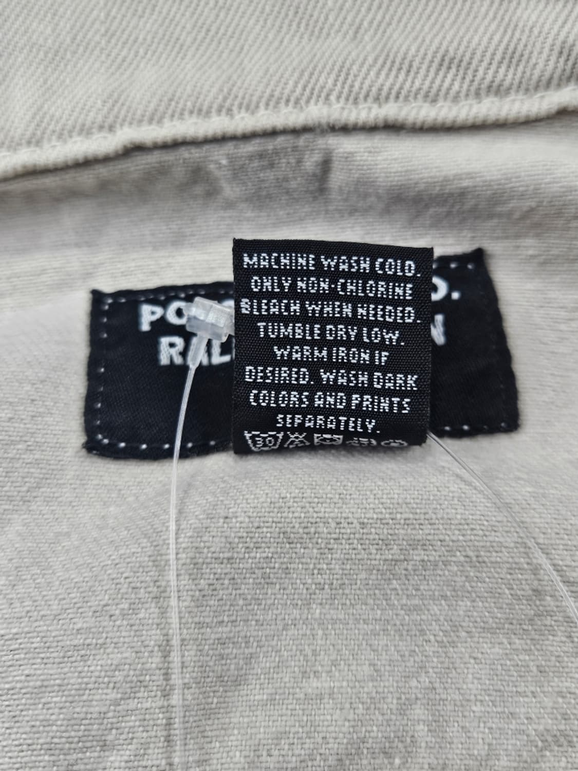 폴로진스컴퍼니 크림 데님 트러커 자켓 ( XL ) / 11633 상품이미지8