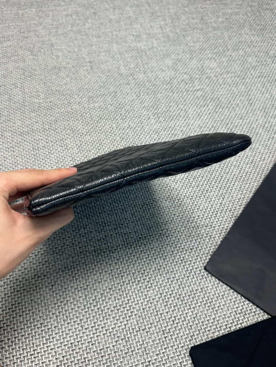 [정품] 샤넬 캐비어 클러치 상품이미지6