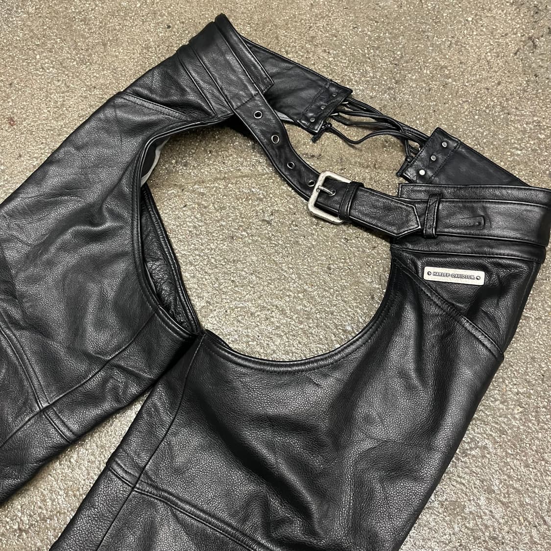 할리데이비슨 가죽 챕스 (M) 상품이미지2