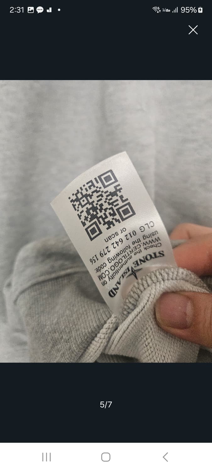 스톤아일랜드 그레이맨투맨.   L/XL 상품이미지5