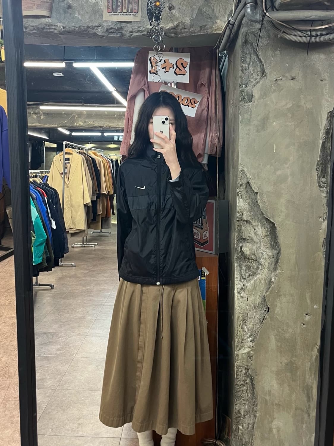 나이키 배색 바람막이 블랙 M #csz3402 상품이미지2