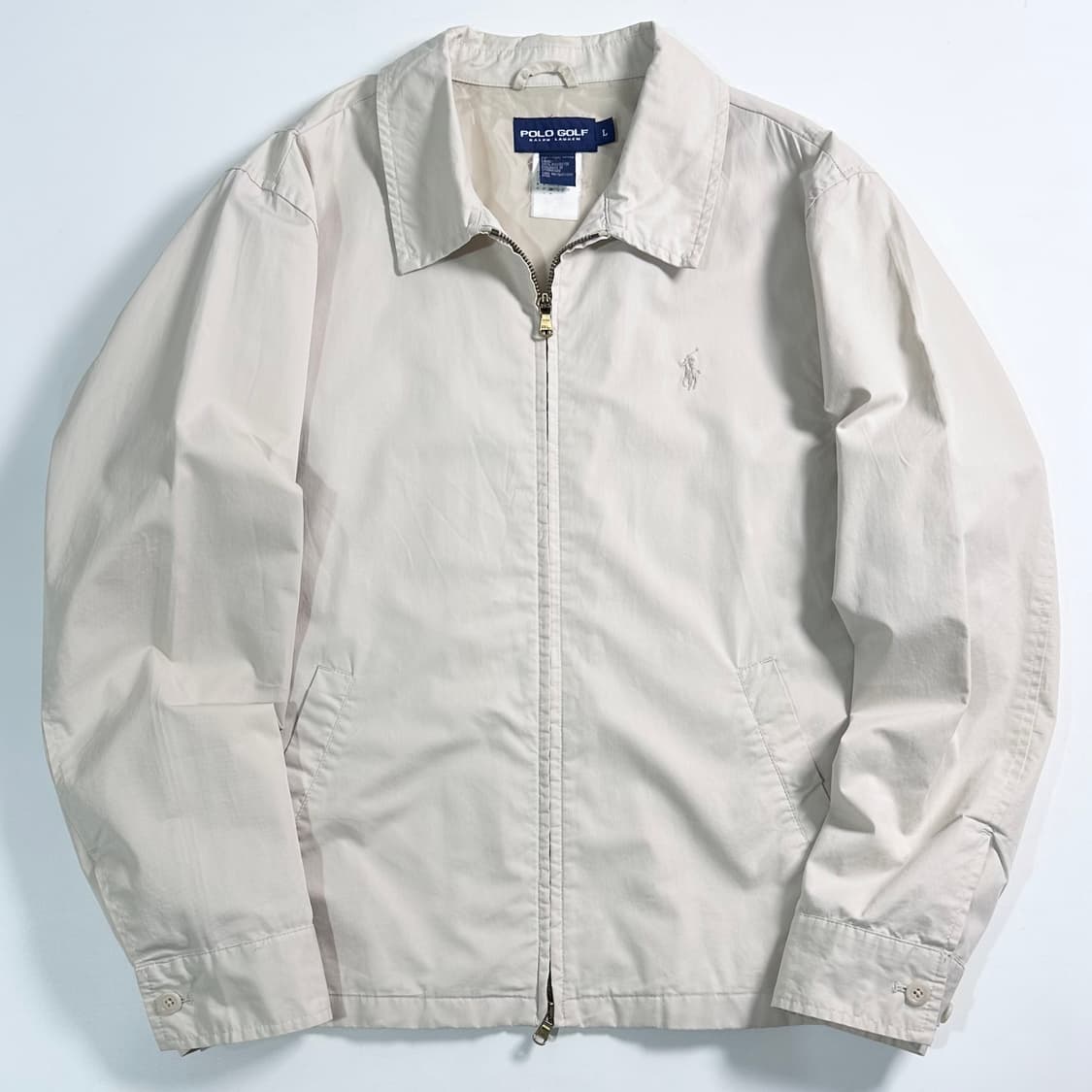  폴로 랄프로렌 아이보리 폴리쉘 자켓  상품이미지1