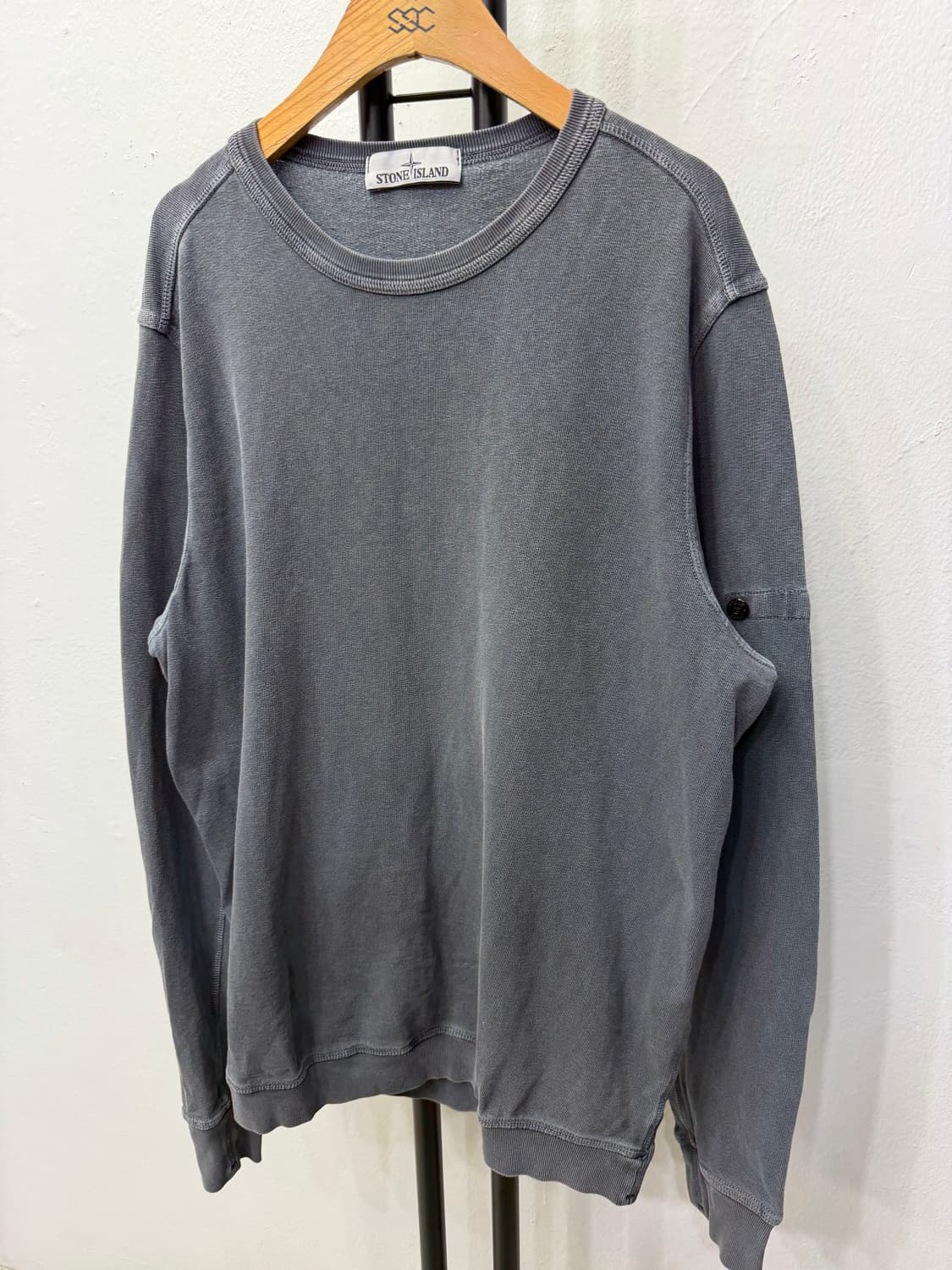 정품) 스톤아일랜드 그레이 맨투맨 L 상품이미지3