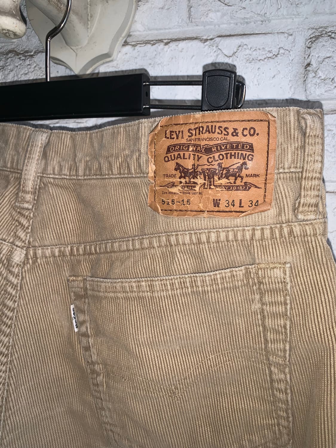 90년대 리바이스 515 코듀로이 팬츠 32 상품이미지9