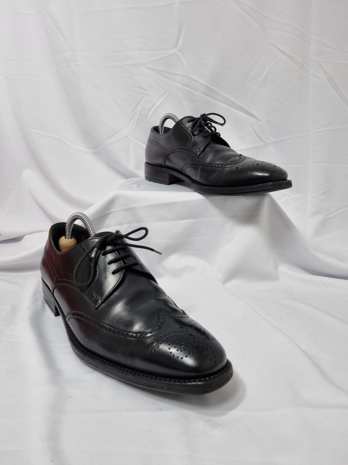 8.5 275 토즈 Tods 윙팁 레더 구두 로퍼 상품이미지4