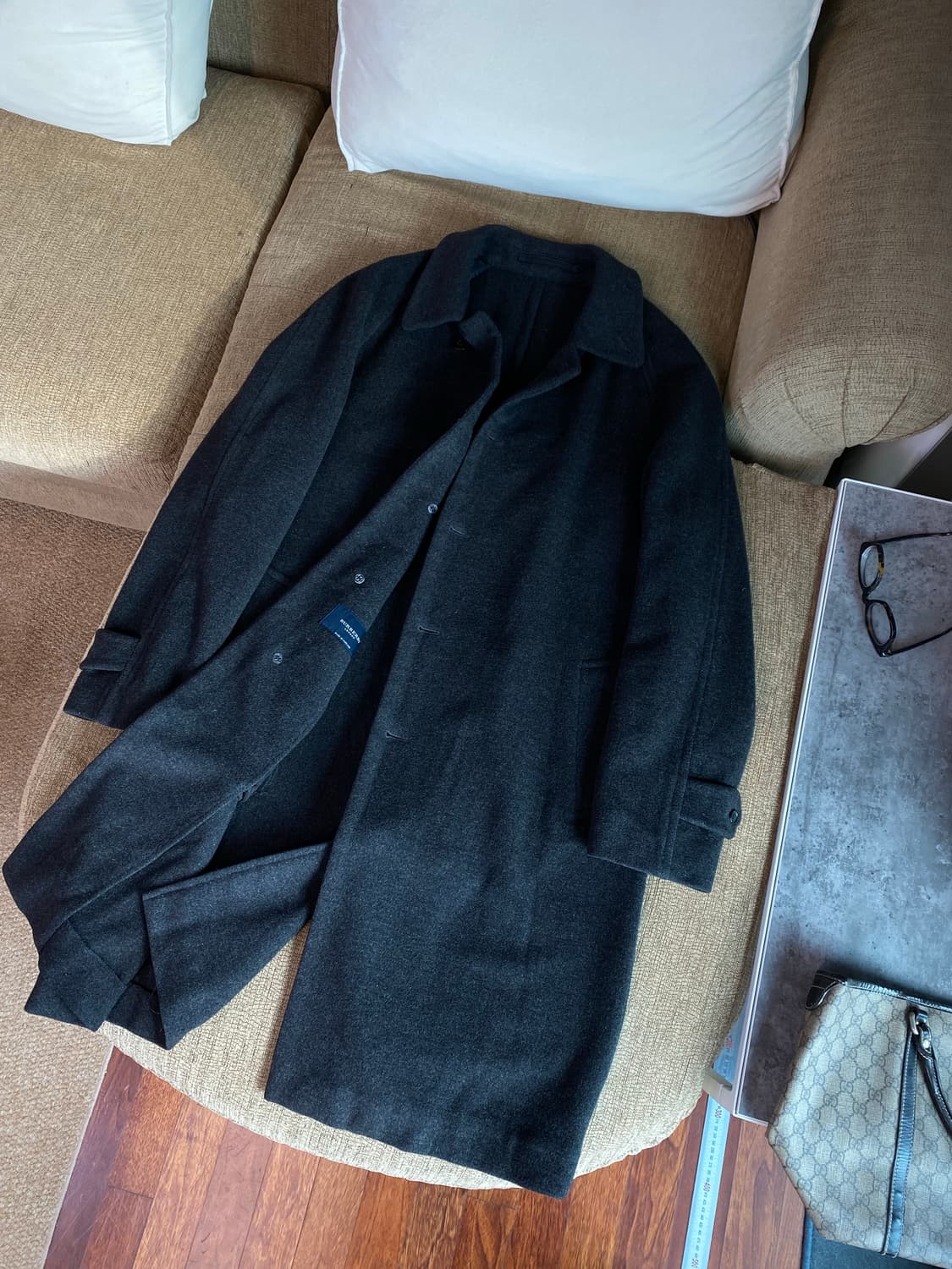 버진울 발마칸 버버리 롱코트  100~105 상품이미지6