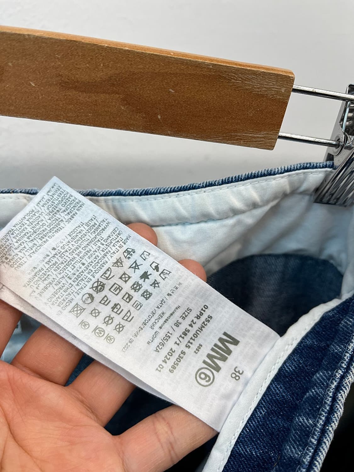 여) 마르지엘라 25ss 버뮤다 데님 상품이미지3