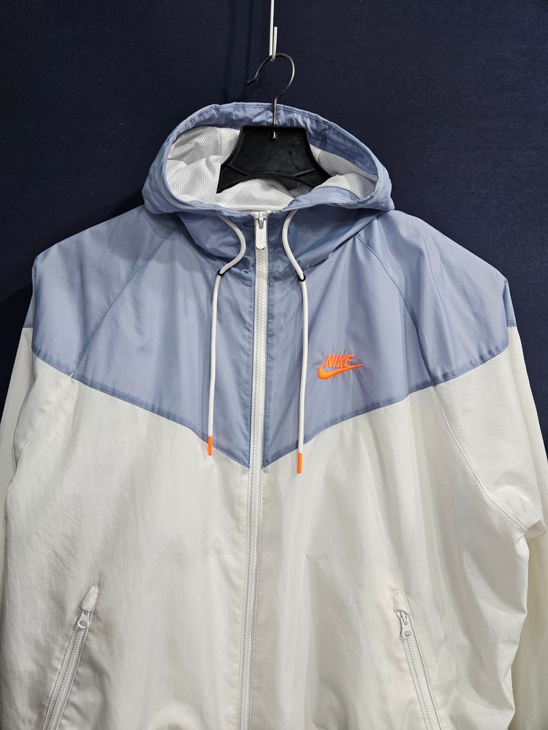 나이키 자수로고 투톤 남성 95 바람막이 후드집업  상품이미지7