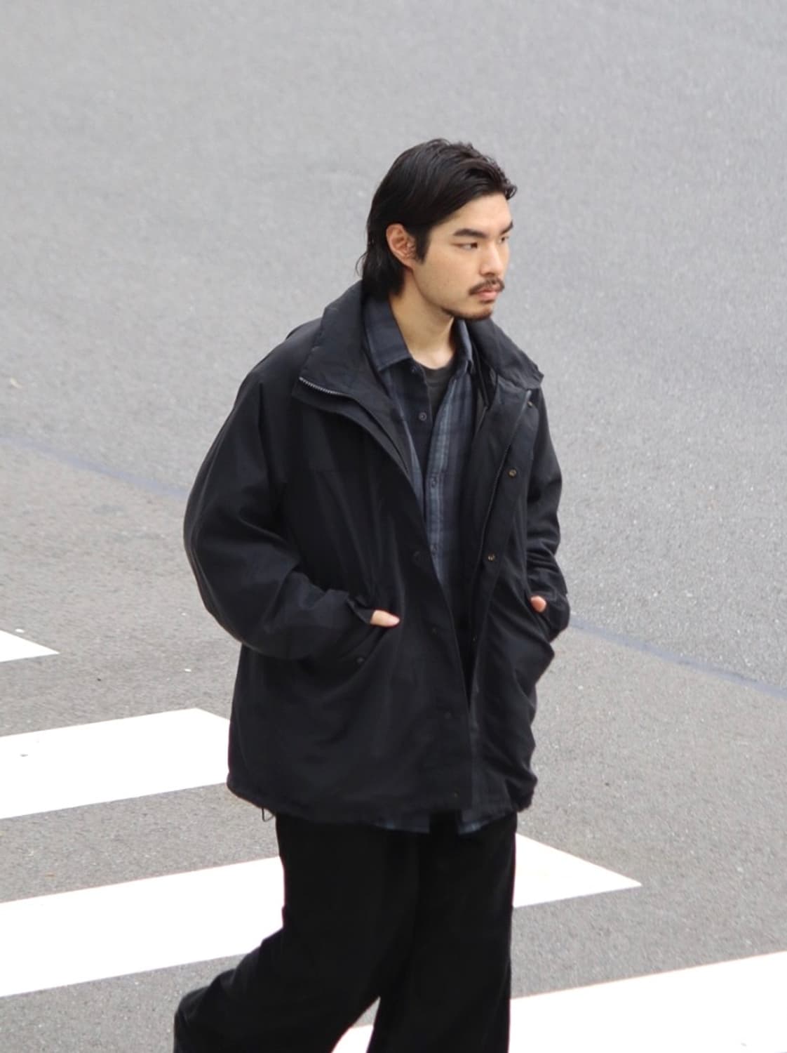 [M] 노스페이스 퍼플라벨 나나미카 퍼텍스 plas 필드자켓 블랙 상품이미지5