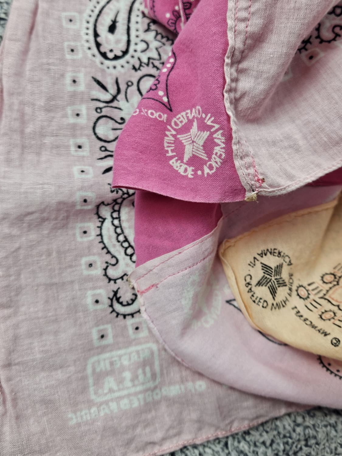 U.S.A 반다나 리워크 커스텀 스카프 머플러 / 10421 상품이미지4