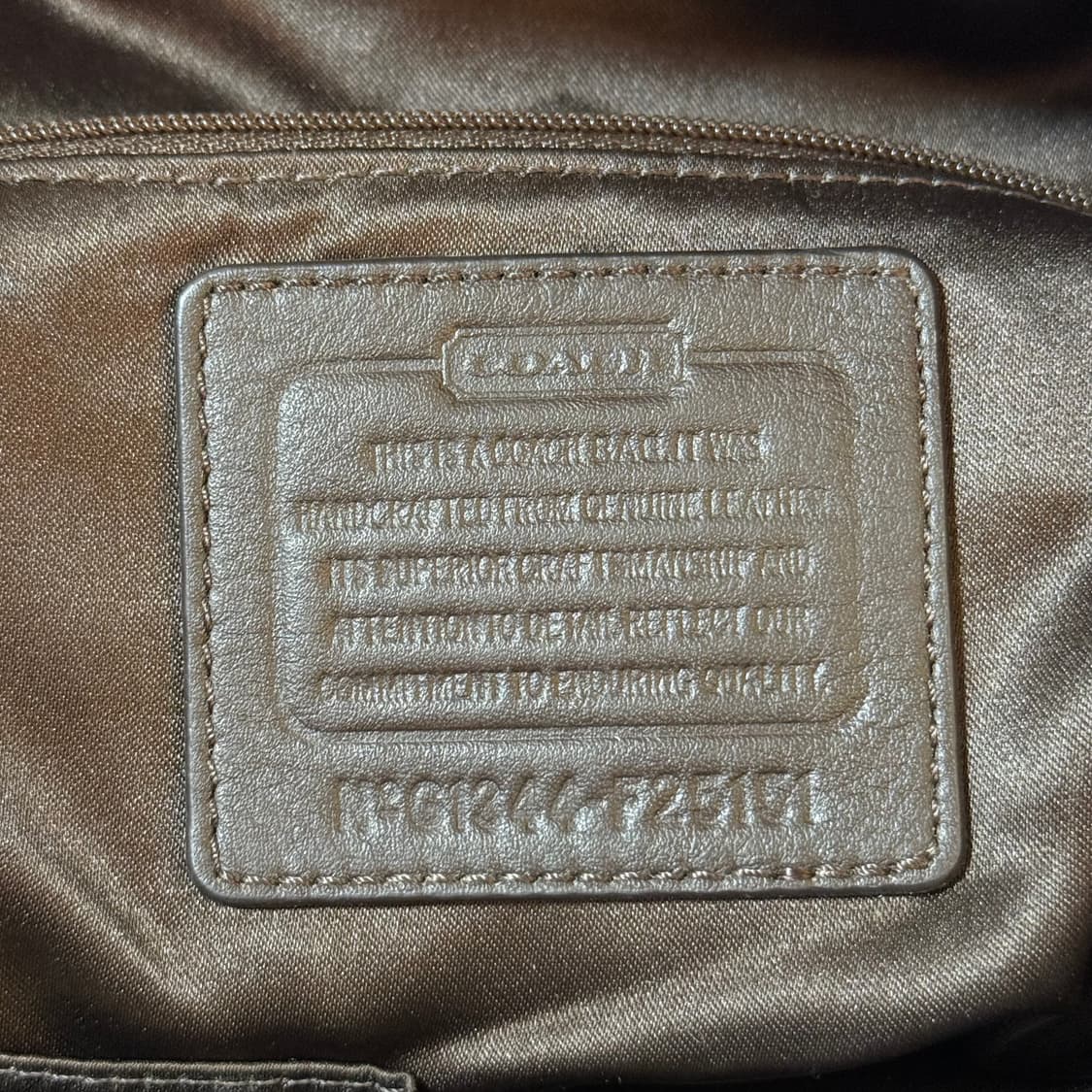 코치 가죽 토트백 브라운 상품이미지8