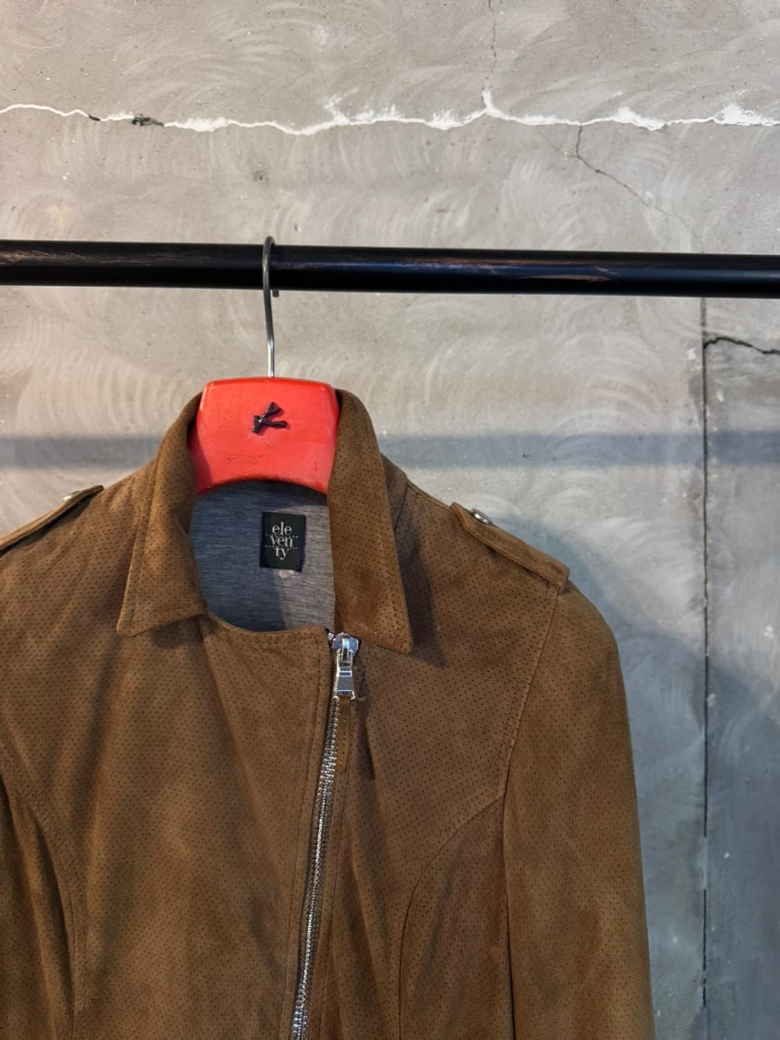 일레븐티 스웨이드 레더 라이더 자켓 55 상품이미지5