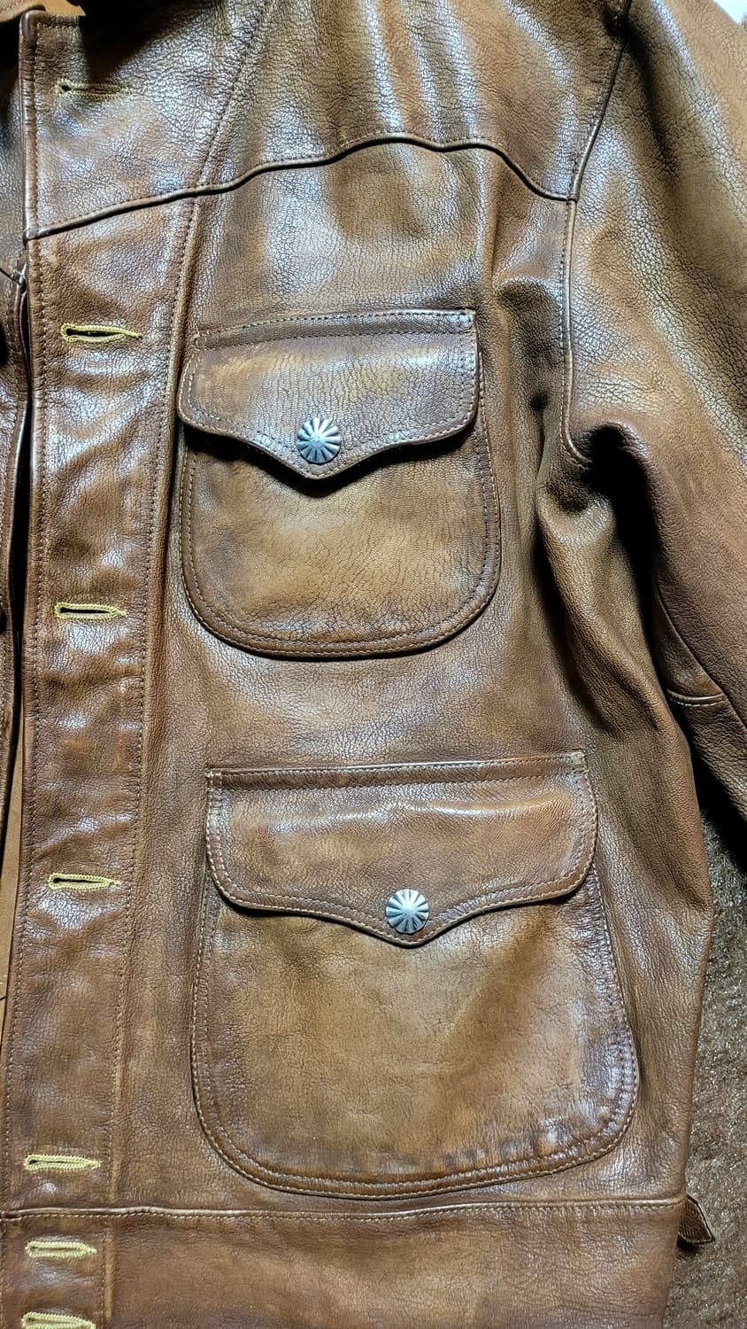 RRL 남성용 염소가죽 자켓(XL) 상품이미지6