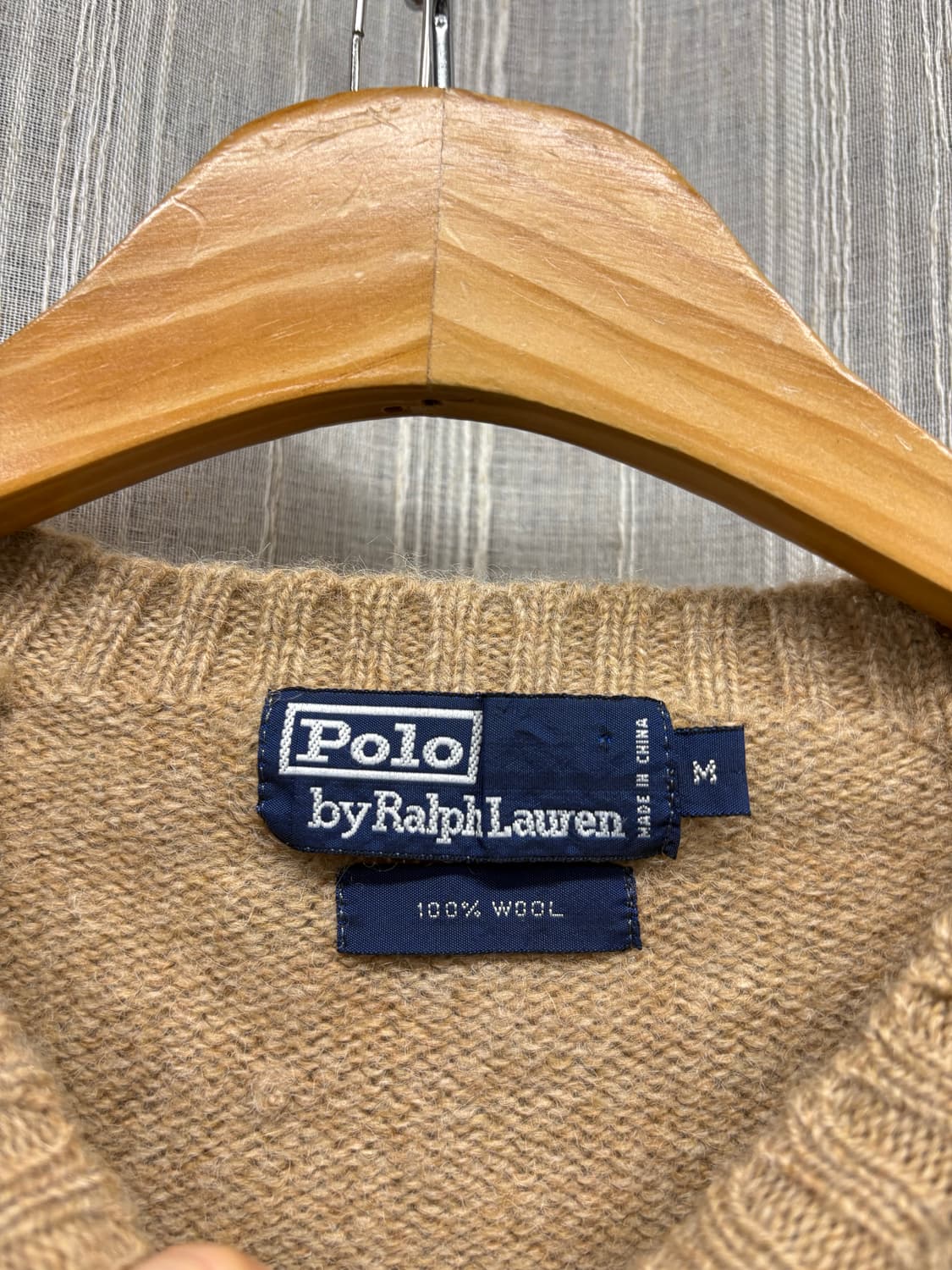 90s 폴로 랄프로렌 베어 울니트 스웨터 상품이미지6