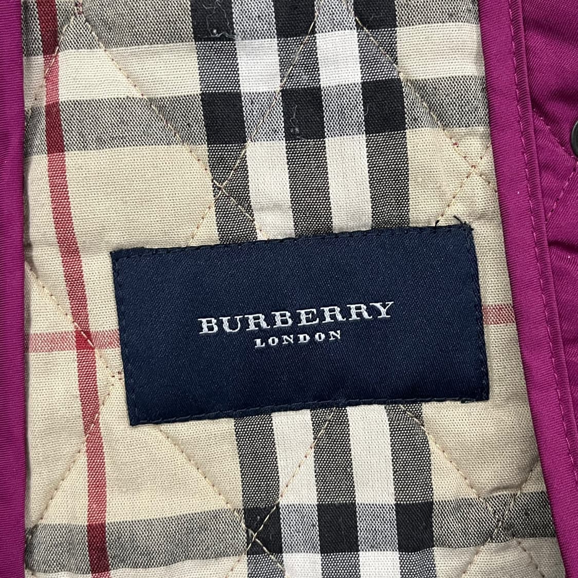 [정품] 버버리 퍼플 퀼팅 자켓 b19 상품이미지6