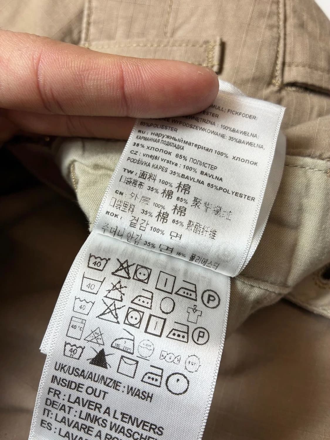 칼하트 립스탑 스트레이트 카고 팬츠 PN8084 상품이미지10