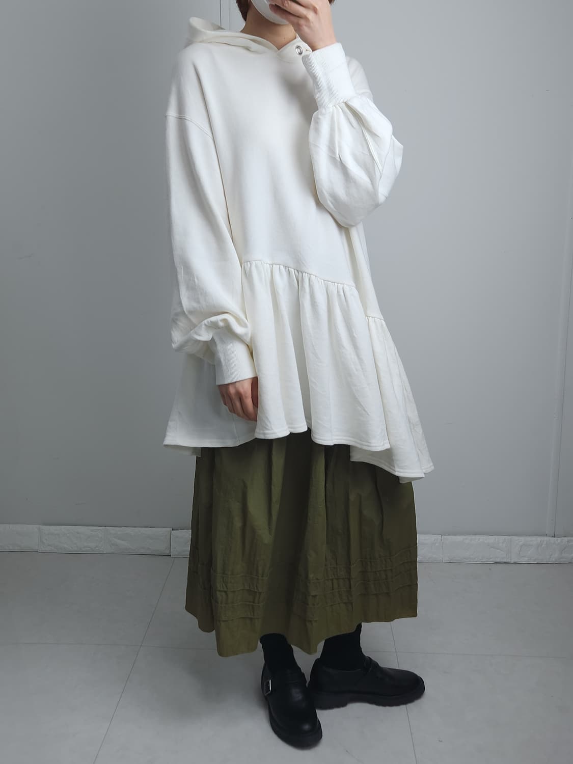 (FURFUR)캉캉 언발 롱 후드 상품이미지5