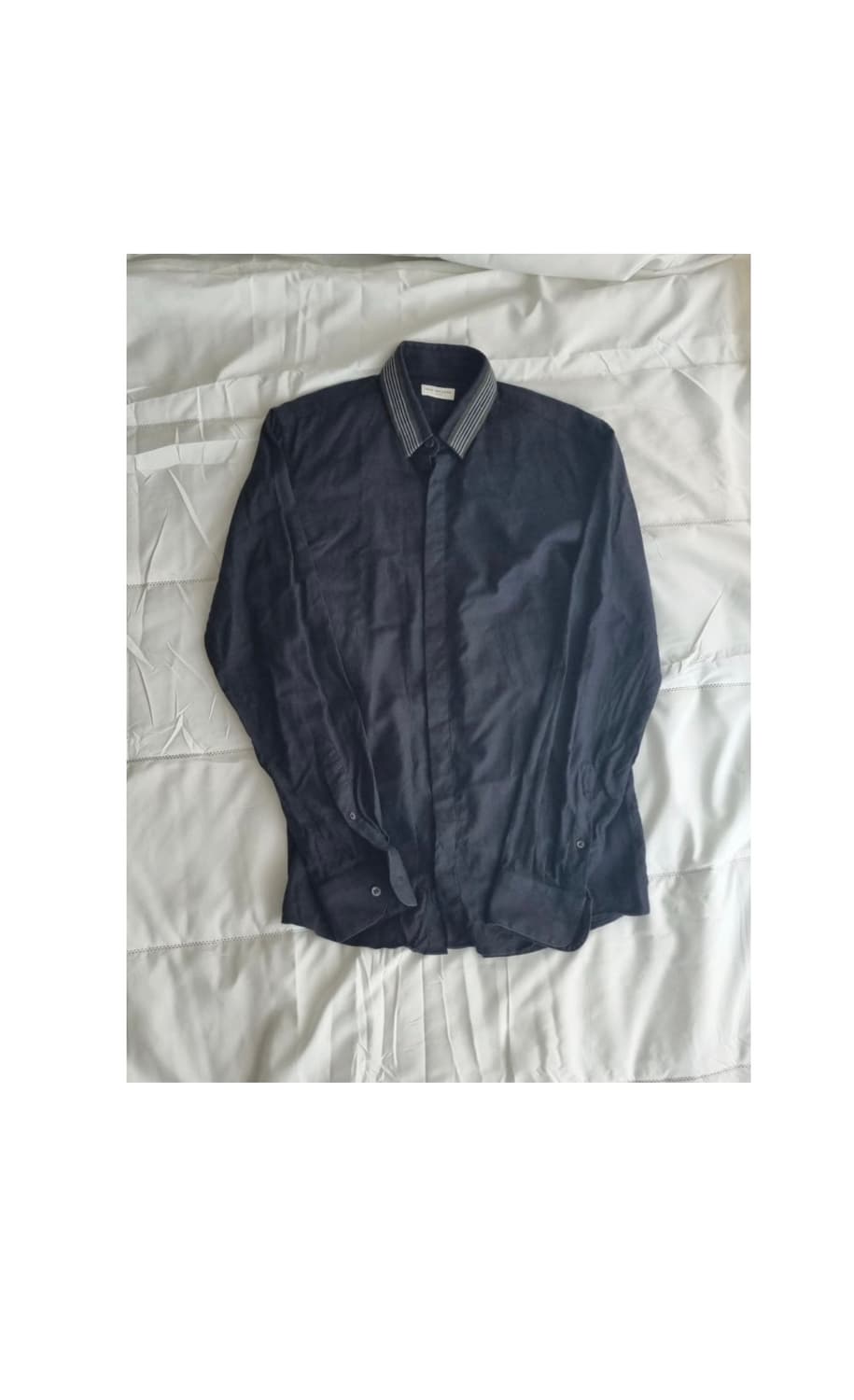 Dries van noten stripe collar shirt 46 상품이미지3