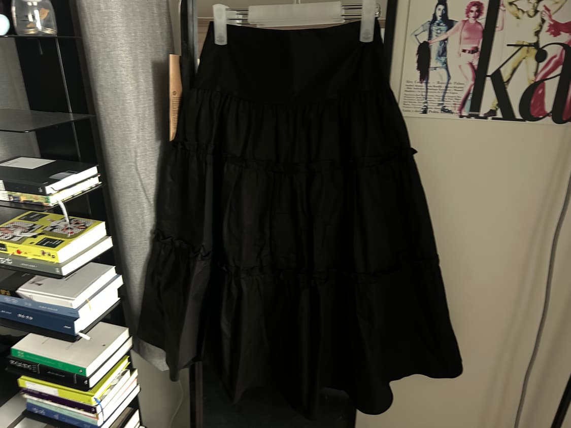 Woohwa MILLI FRILL SHIRRING LONG SK 상품이미지1