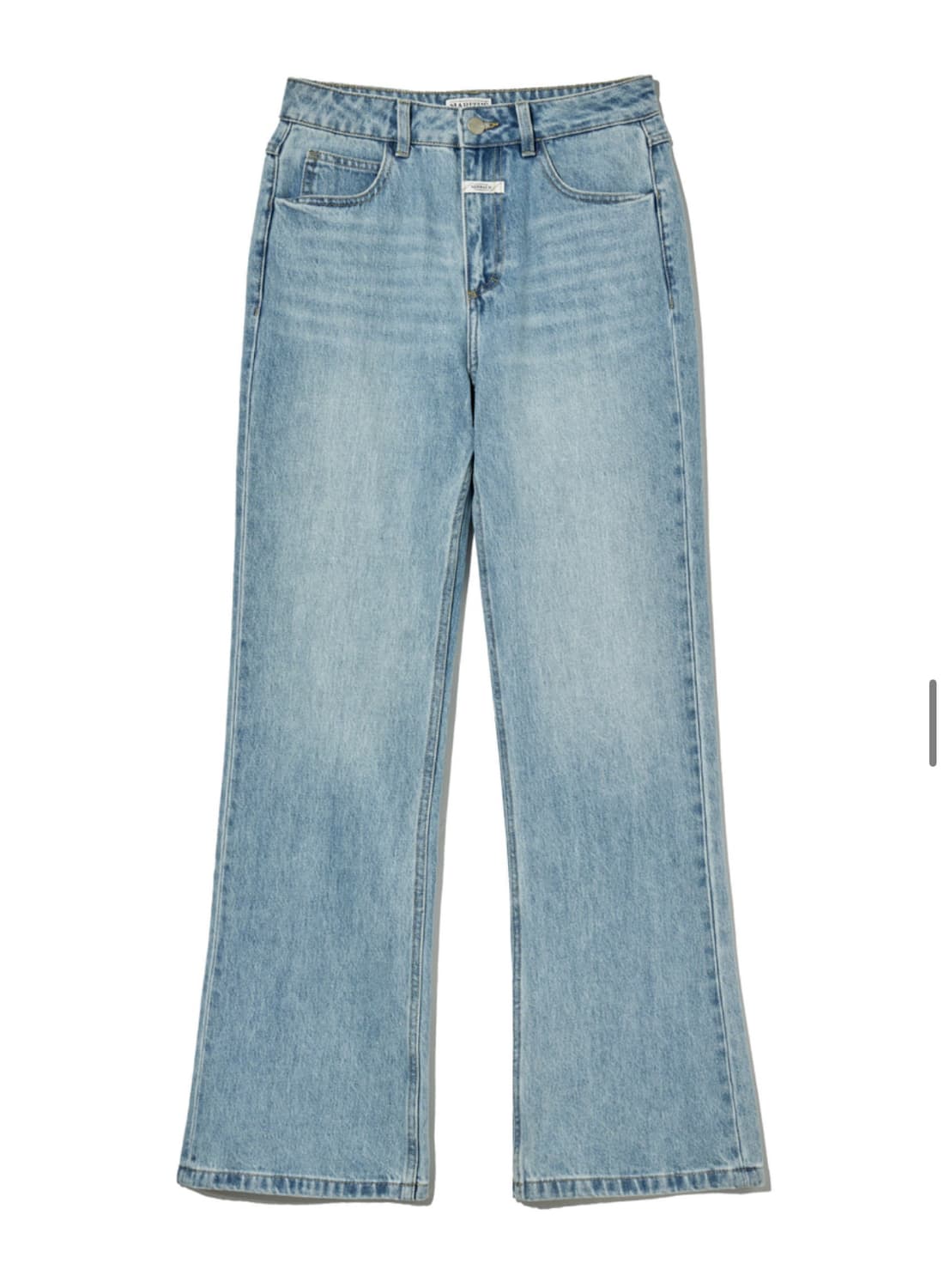 W Slim boot-cut denim pants light blue 상품이미지1