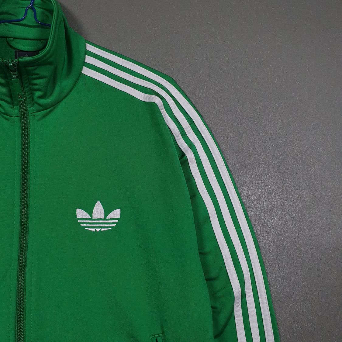 105 (XL) 아디다스 유로파 파이어버드 희귀 대장급 트랙탑 져지 그린 상품이미지2