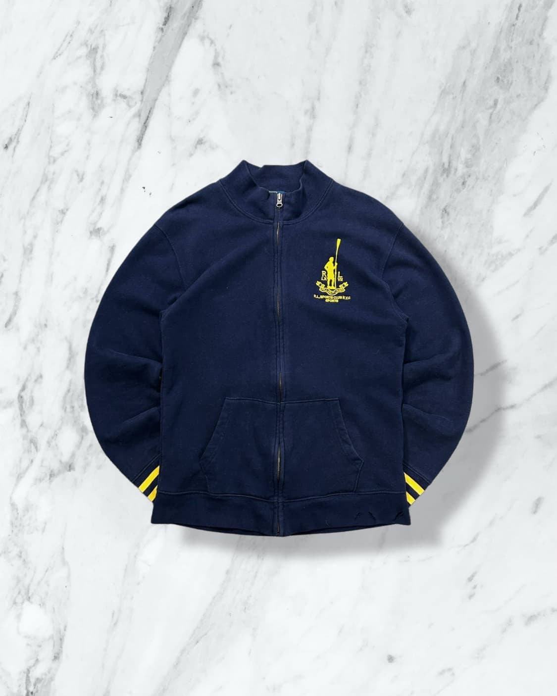 폴로 랄프로렌 옐로우 빅로고 집업  상품이미지1