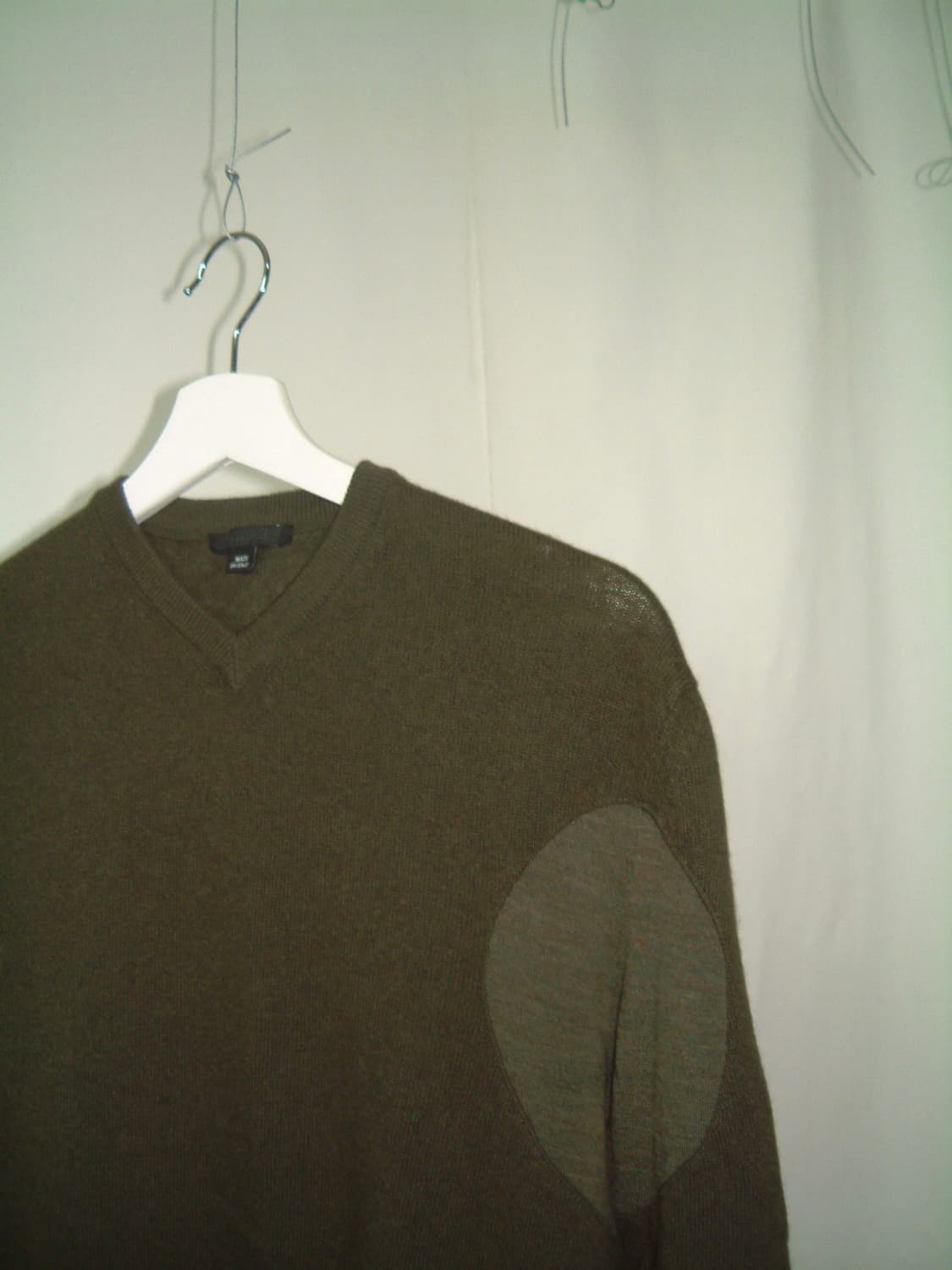 Helmut lang 05aw paneled V-neck sweater 상품이미지2